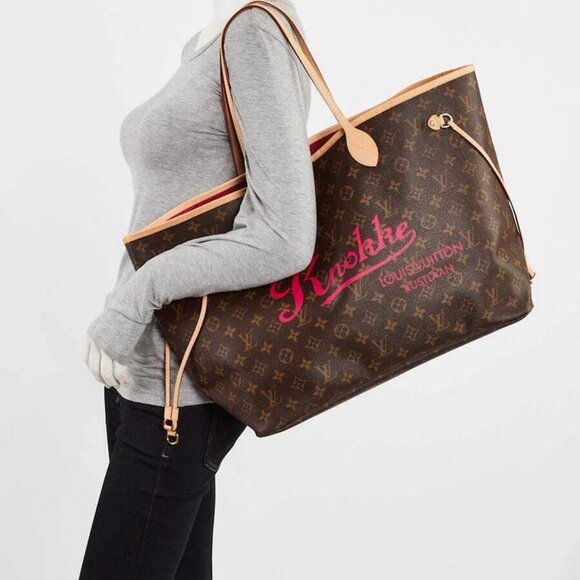 Louis Vuitton Monongram Canvas 'Knokke' Neverfull GM Bag - Picture 2 of 11